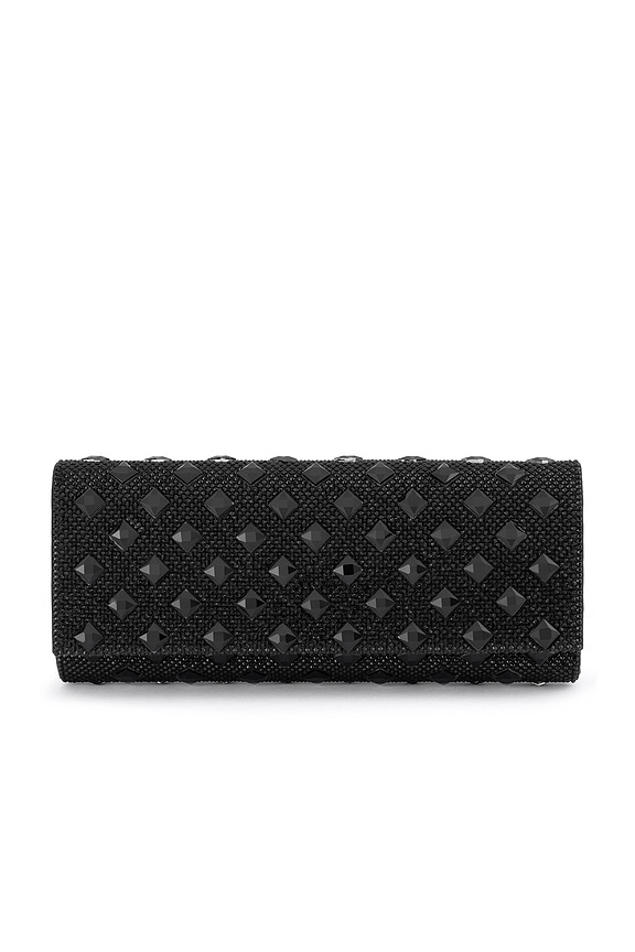 view 1 of 5 Bridget Crystal Clutch in Black