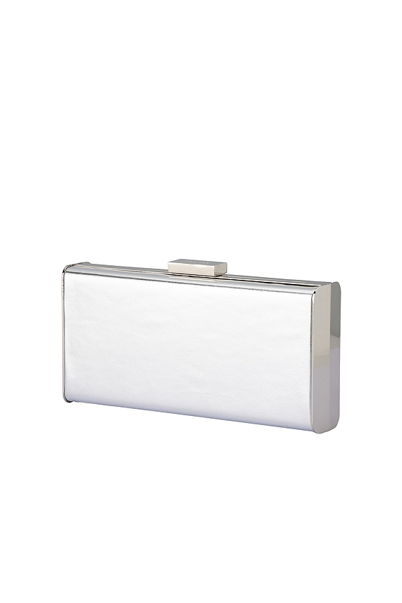 view 2 of 4 Samantha Slimline Clutch in Silver
