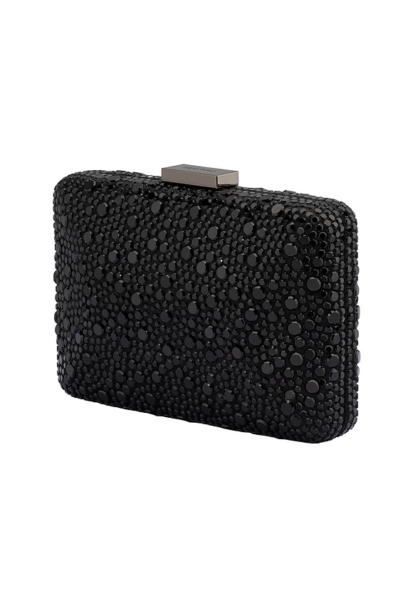 view 2 of 4 EMBRAGUE DE CRISTAL HARRIET in Black