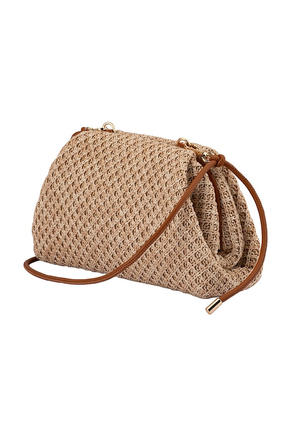 view 2 of 5 POCHETTE TISSÉE ANNA in Natural