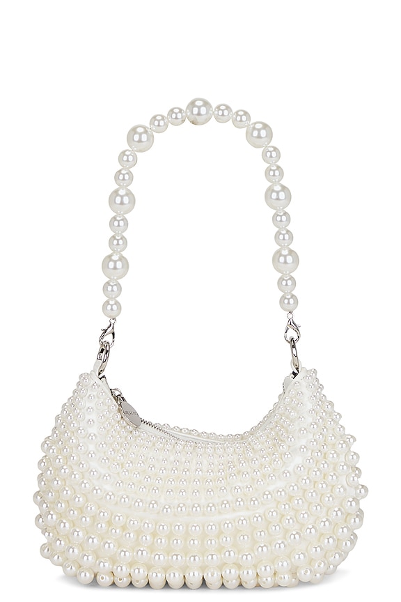 view 1 of 5 Pia Pearl Croissant Bag in Pearl