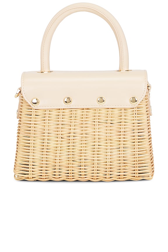 view 2 of 5 BOLSO CON ASA SUPERIOR ELLE WICKER in Natural