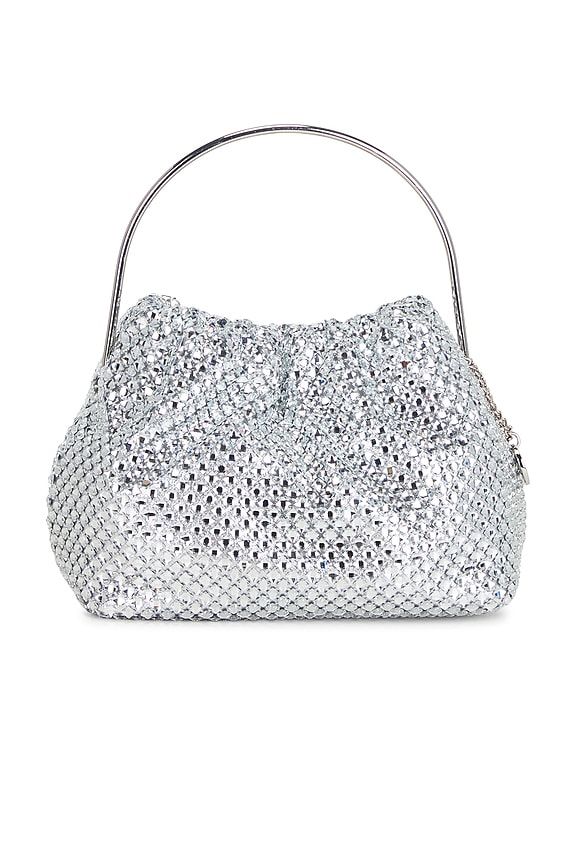 view 2 of 5 BOLSO DE MANO CON CRISTALES WHITNEY in Silver