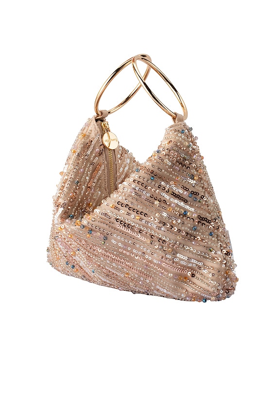 view 2 of 5 Dion Ring Handle Bag in Champagne
