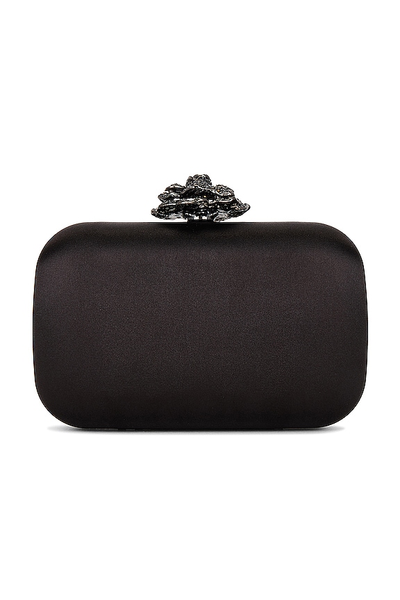 view 2 of 5 Rosa Crystal Lock Clutch in Black