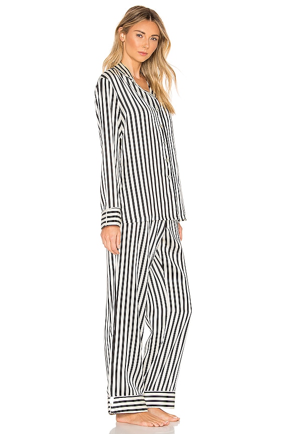 view 2 of 3 Lila Silk Pajama Set in Nika Core