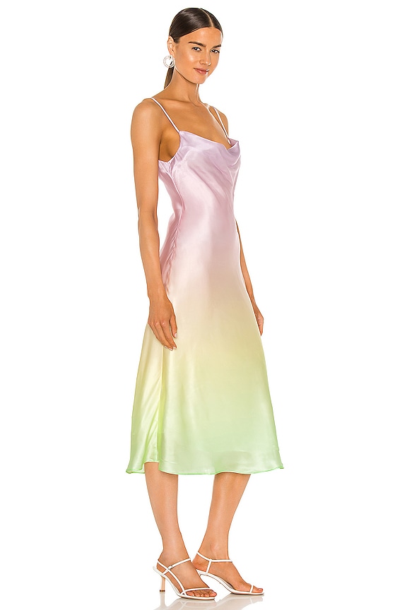 view 2 of 3 VESTIDO LENCERO AUBREY in Pastel Ombre