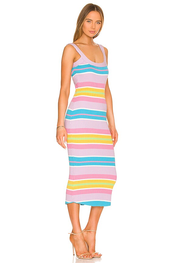 view 2 of 4 BRITTANY 원피스 in Bright Candy Stripe