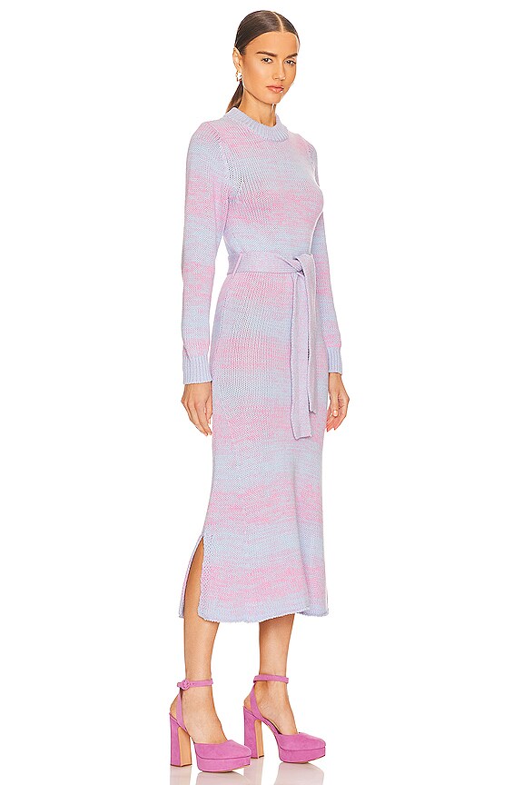 view 2 of 3 VESTIDO JERSEY PEYTON in Pink Blue