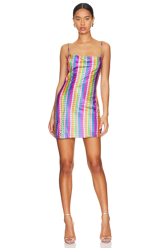 view 1 of 3 Adaline Dress in Circle Stripe