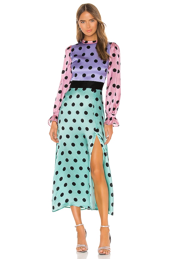 view 1 of 3 Marley Dress in Polka Dot Mix