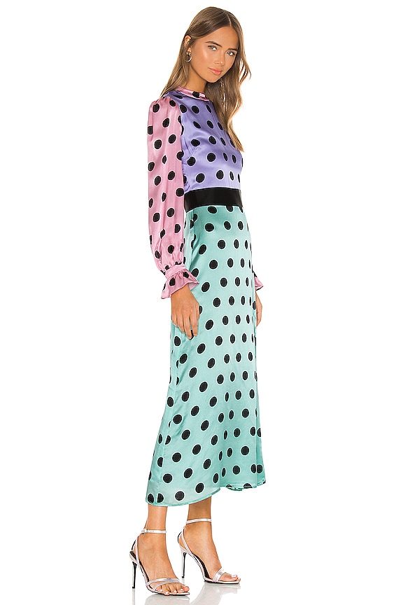 view 2 of 3 Marley Dress in Polka Dot Mix