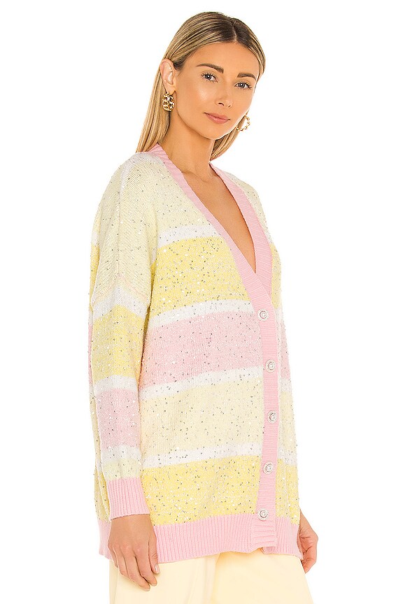 view 2 of 5 Mika Cardigan in Angel Cake Stripe