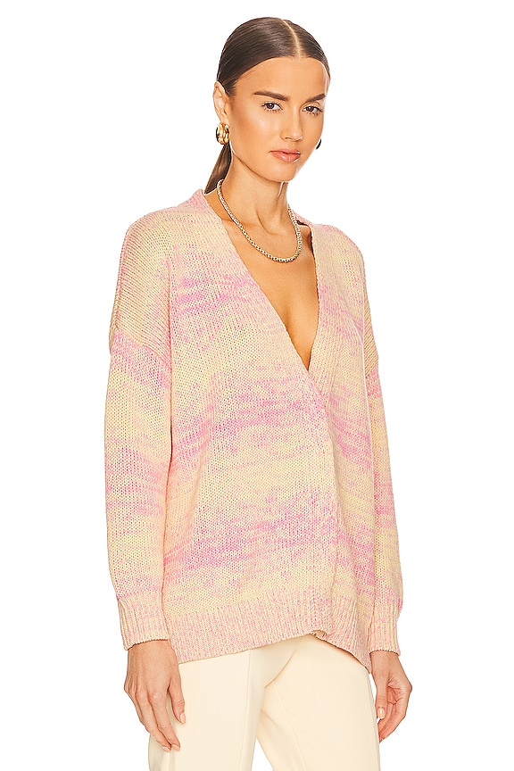 view 2 of 4 Frankie Cardigan in Pink Yellow