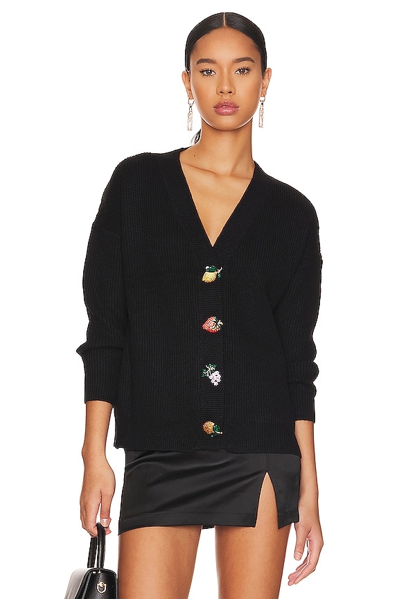 Olivia Rubin Frankie Cardigan in Black | REVOLVE