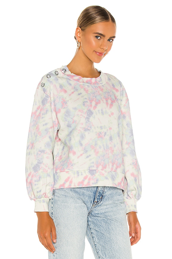 view 2 of 5 Nettie Jersey Sweater in Pastel Tie Dye