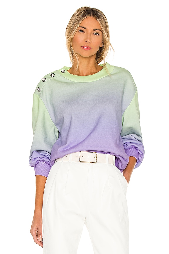 view 1 of 5 Nettie Sweater in Lilac Green Ombre