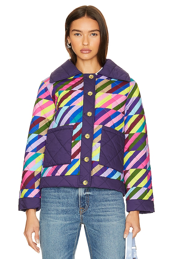 view 2 of 5 КУРТКА ALESSIA in Multi Check