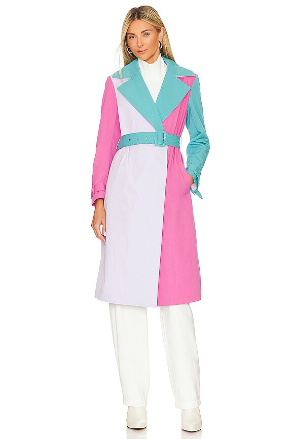 view 2 of 4 Azalea Trench in Colourblock