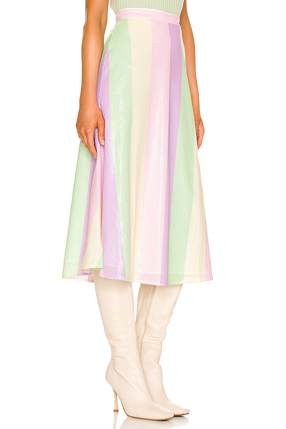 view 2 of 5 Penelope Skirt in Sorbet Stripe