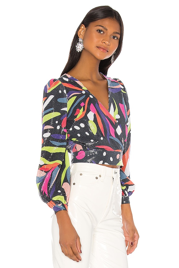view 2 of 5 Kendall Blouse in Abstract Floral