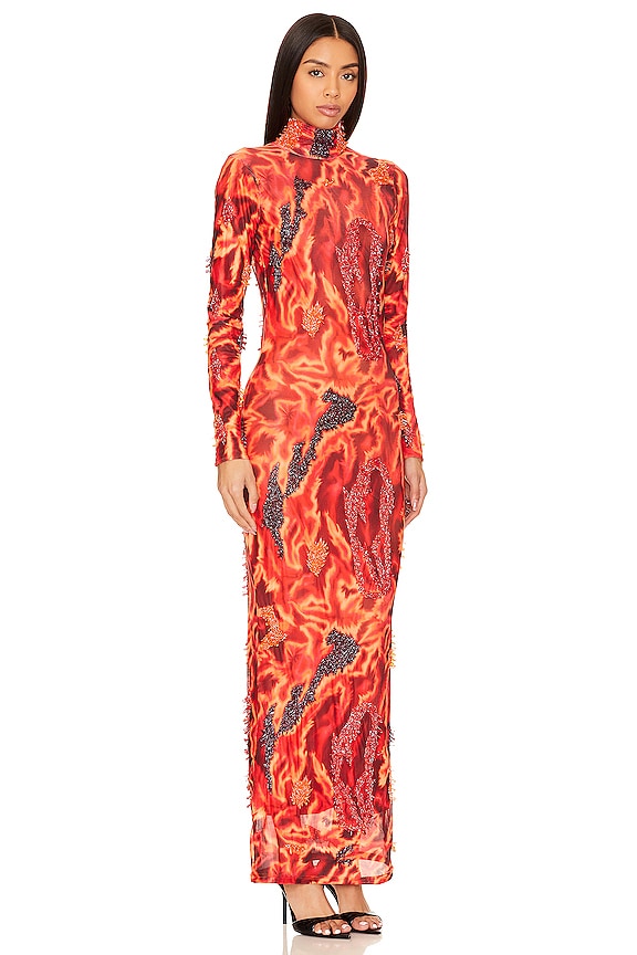 view 2 of 4 VESTIDO MIDI ZUSI in Orange