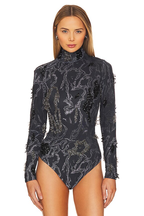 view 2 of 6 ZUSI 바디수트 in Black Storm