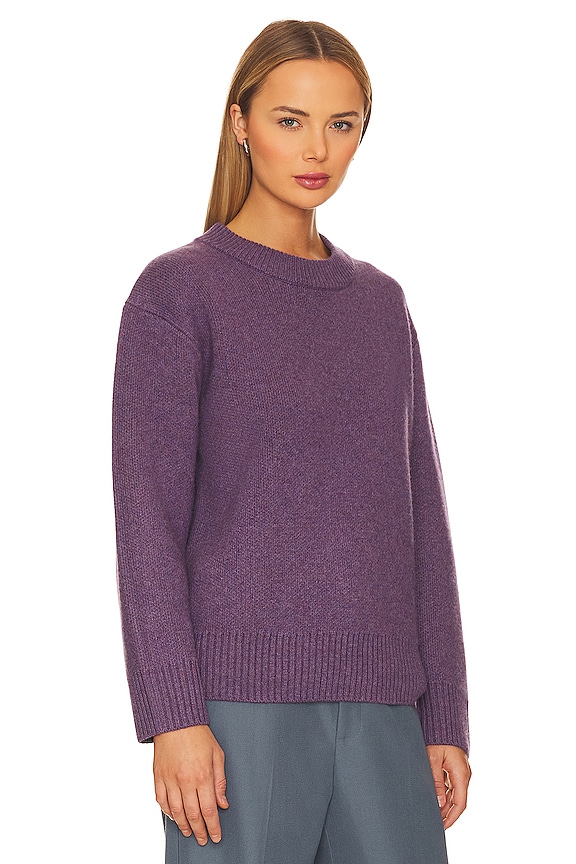 view 2 of 4 Solomon Pullover in Aubergine