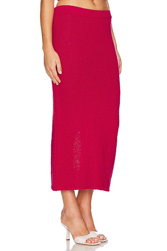 view 2 of 4 Oak Skirt in Fuchsia