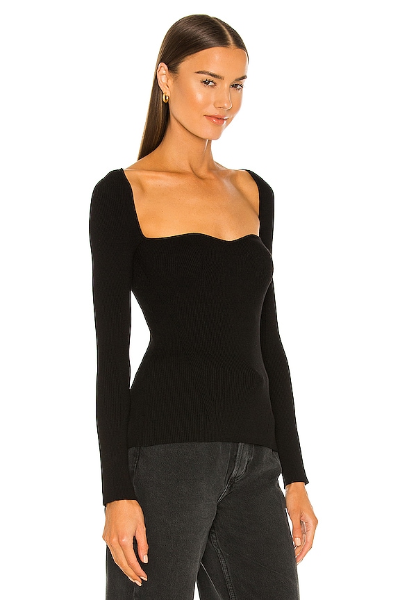 view 2 of 4 AUDREY 탑 in Black