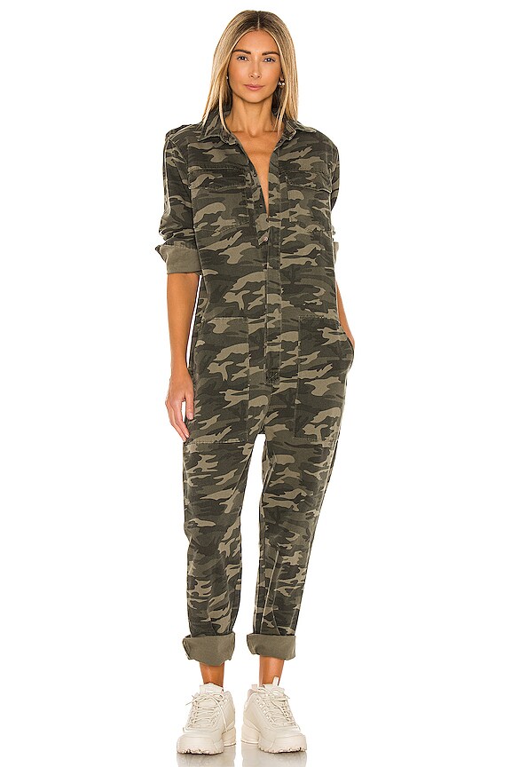 One Teaspoon Paradise Utility Jumpsuit in Camo | REVOLVE