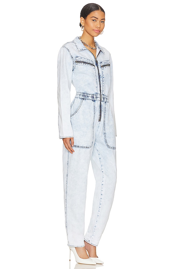 view 2 of 4 Florence Olivia Denim Jumpsuit in Florence