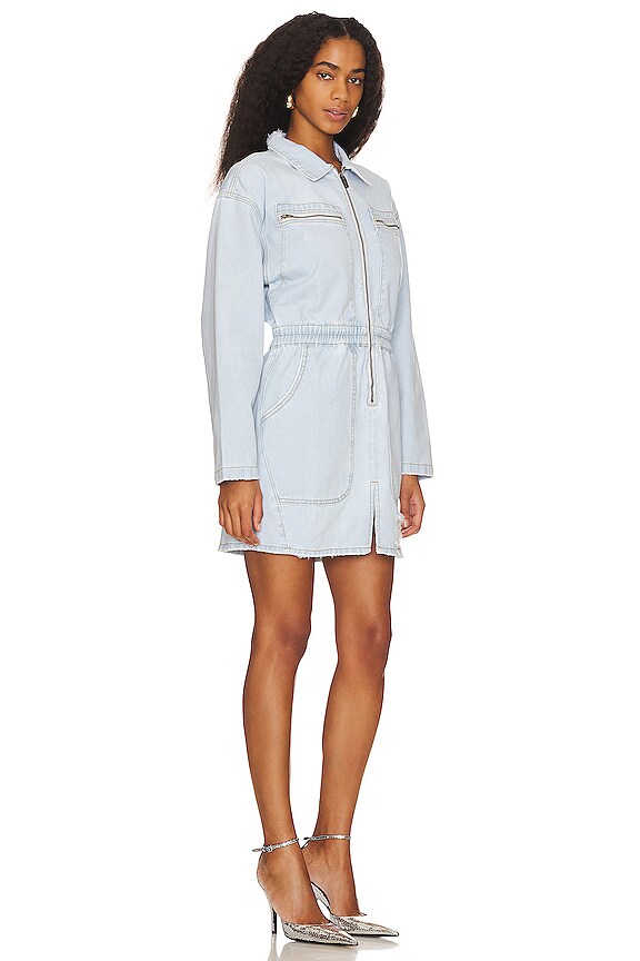 view 2 of 3 ПЛАТЬЕ OLIVIA in Blue Latte