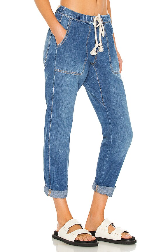 view 2 of 4 JEAN BOYFRIEND SHABBIES in Resort Blue