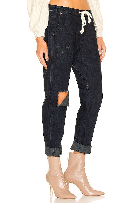 view 2 of 4 JEANS BOYFRIEND SHABBIES in Fox Black