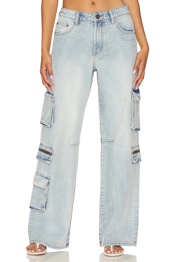 One Teaspoon Jackson Wide Leg Jeans in Dream | REVOLVE