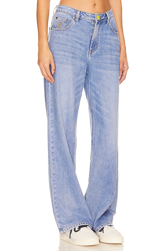 view 2 of 4 Jackson Mid Waist Wide Leg in Blue Rapture