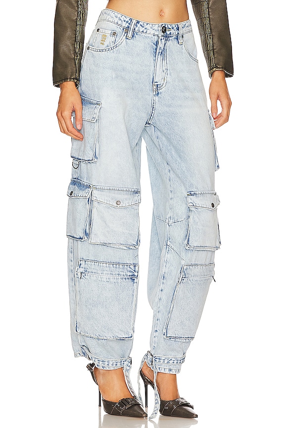 view 2 of 4 High Waist Epic Cargo in Depeche Blue