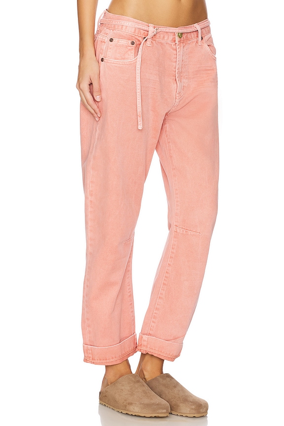 view 2 of 6 Bandit Low Waist Boyfriend in Vintage Red