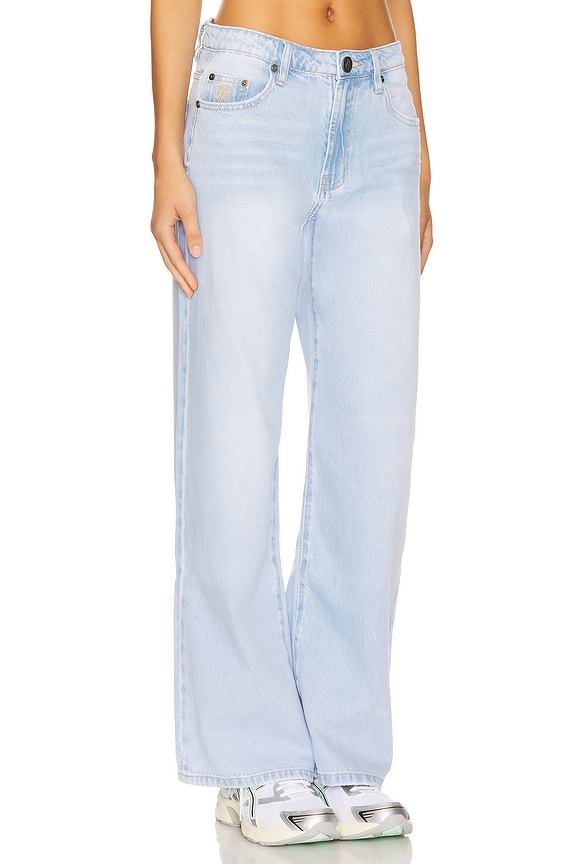 view 2 of 6 Jackson Mid Waist Wide Leg in Best Blue