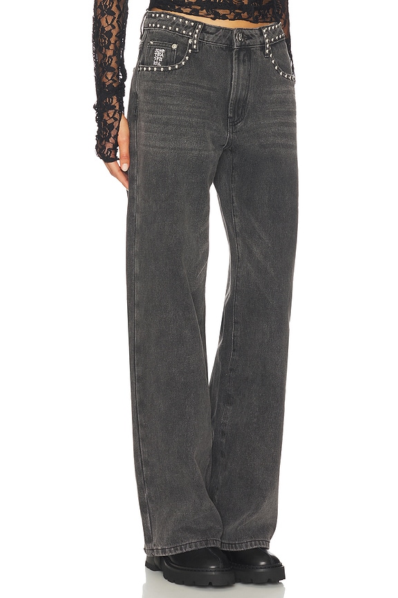 view 2 of 6 PIERNA ANCHA JACKSON in Black