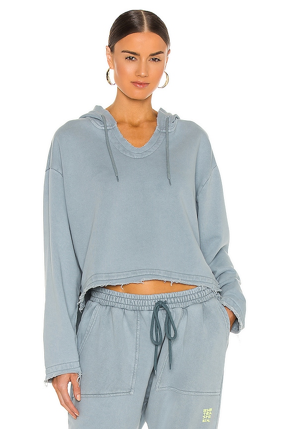 view 1 of 4 Cropped Hoody in Ash Blue