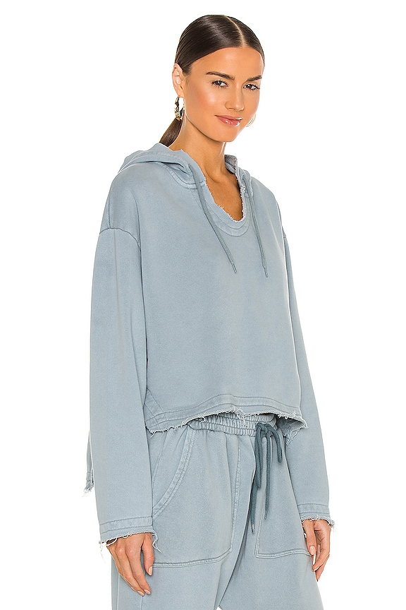 view 2 of 4 Cropped Hoody in Ash Blue