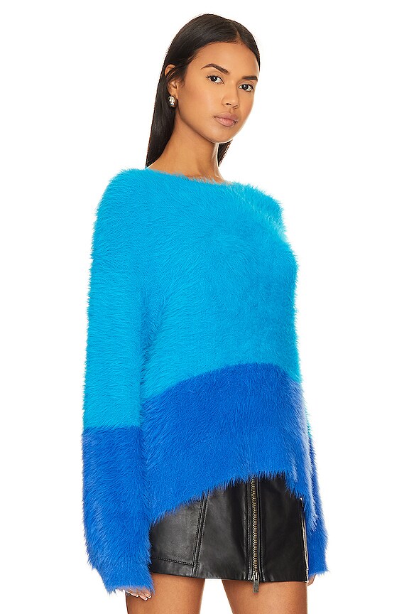 view 2 of 4 PULL EFFET DUVETEUX in Aqua