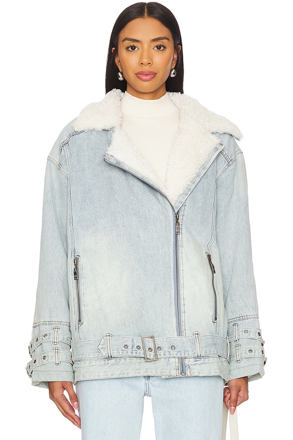 view 2 of 7 Aviator Jacket in Salty Dog