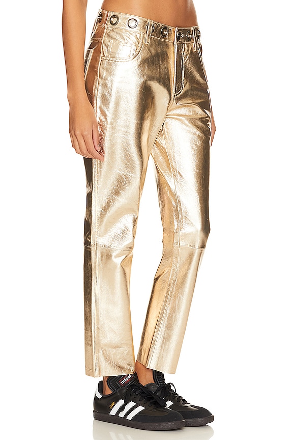 view 2 of 4 PANTALONES CUERO HEART BREAK in Gold