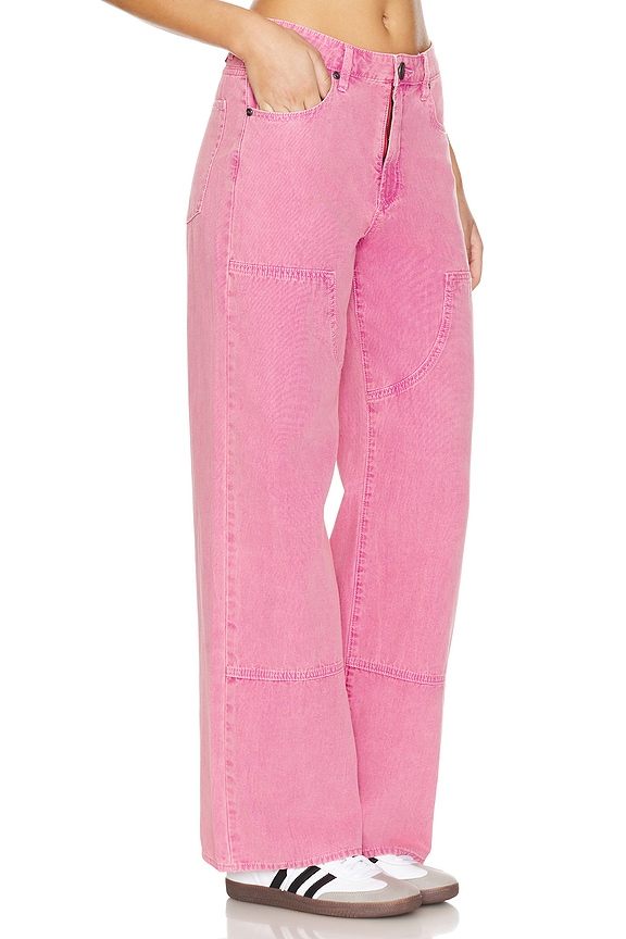 view 2 of 5 БРЮКИ С ШИРОКИМИ ШТАНИНАМИ JACKSON in Pink Flambe