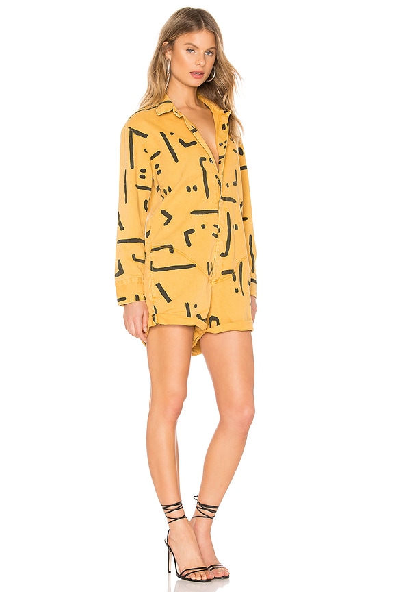 view 2 of 3 Warrior Bandit Romper in Tobacco