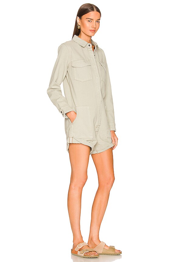 view 2 of 3 Canvas Prophecy Jumpsuit in Faded Khaki