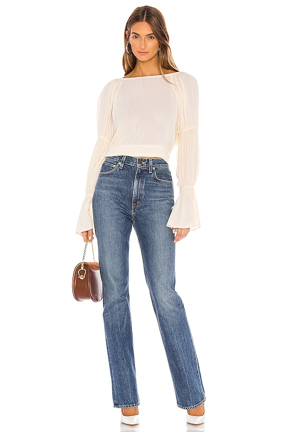 view 2 of 3 X REVOLVE Open Back Blouse in Cream